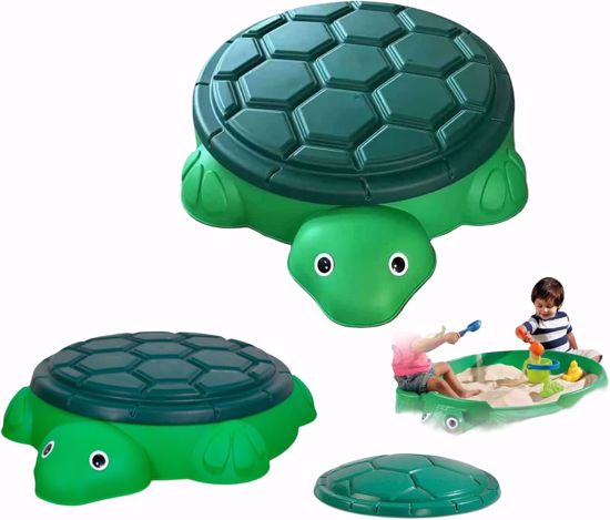 Picture of 272/Water and Sand Play Table for Kids, Turtle Design, Outdoor, 1.23m x 90cm x 21cm, Plastic, Garden Playset