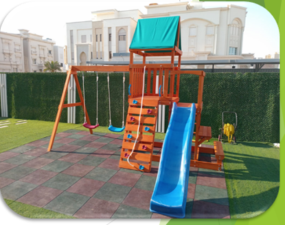 صورة 290/مجموعة ألعاب دولفين بلاي جراوند أبعاد المنتج: (الطول 4.5 متر × العرض 4.5 متر × الارتفاع 3 متر)