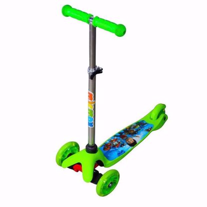 صورة 296/سكوتر بعجلات لايتنينج - أخضر - MG-03M