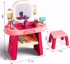 Picture of 334/Yalogomb Fantiti Toddler Set with Mirror and Seat, Kids Makeup Set with Accessories, Washbasin, Lights and Music, Suitable for Toddlers