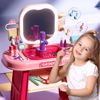 Picture of 334/Yalogomb Fantiti Toddler Set with Mirror and Seat, Kids Makeup Set with Accessories, Washbasin, Lights and Music, Suitable for Toddlers