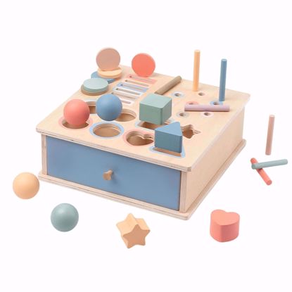 Picture of LOOM TREE® Object Permanence Box Toy Early Learning Wooden for Kids Children Boys Girls 4 in 1 | Educational | Other Educational Toys