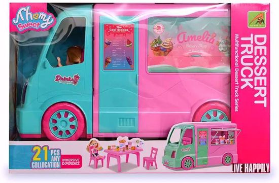 صورة 385/دمية نموذجية 9045-10 مع سيارة وملحقات، 14 سم