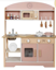 Picture of 415/AVKO Wooden Children's Kitchen, Parma Pink, Dimensions 80×68×28 cm, Equipped with Oven, Microwave, Sink and 11 Accessories, Suitable for Children