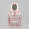صورة 415/طاولة ميكياج خشب مع اضاء