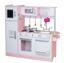 Picture of Kitchen Toys Microwave Refrigerator Phone with Wooden Kitchen Kids Cooking Role Play Toy Set Oven Cookware Tableware (Color: Pink, Size: 109x35x104CM)