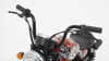 Picture of 445/Electric motorcycle for kids with a Harley Chopper design, featuring a 24V battery and variable speeds up to approximately 16-40 km/h