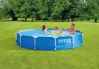 Picture of 451/Intex Metal Frame Skeleton Swimming Pool | Round Shape | 6503 Liter Capacity | 76 cm x 3.66 m | Blue | 28210NP