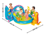 Picture of 451/Intex Inflatable Swimming Pool with Kids Slide