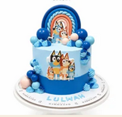 Picture of Bluey cake blue 6inch