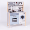 Picture of Wooden Play Kitchen for Kids with Sounds, LED, Oven, Washing Machine, Kitchen Accessories ECOTOYS
