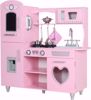 Picture of TaoHFE LED Upgrade Kitchen Set for Kids Wooden Play Kitchen LED Gas Tray with Sound Toy Kitchen Sets for Girls Gift Enjoy Cooking with Lights and Sounds...
