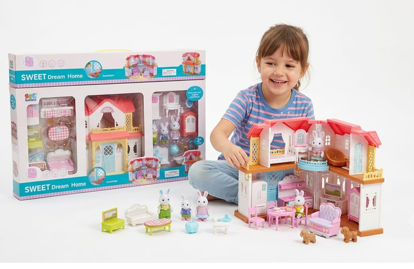 Picture of 470/The Enchanted Bunny House offers children a world full of fun and imagination, where they can care for baby bunnies, create their own adventures, and develop their creative and social skills through a fun, interactive play experience.