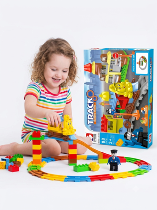 Picture of 476/Train Station Assembly Cubes, 88 Pieces, High Quality