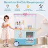 Picture of HONEY JOY Kids Ice Cream Cart, Ice Cream Truck Pretend Play Set with Vending Machine & Ice Cream Maker Toys, Display Stand, Screen & Scanner, 15Pcs...