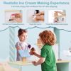 Picture of HONEY JOY Kids Ice Cream Cart, Ice Cream Truck Pretend Play Set with Vending Machine & Ice Cream Maker Toys, Display Stand, Screen & Scanner, 15Pcs...