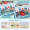Picture of HONEY JOY Kids Ice Cream Cart, Ice Cream Truck Pretend Play Set with Vending Machine & Ice Cream Maker Toys, Display Stand, Screen & Scanner, 15Pcs...
