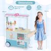 Picture of HONEY JOY Kids Ice Cream Cart, Ice Cream Truck Pretend Play Set with Vending Machine & Ice Cream Maker Toys, Display Stand, Screen & Scanner, 15Pcs...