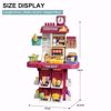 Picture of  Fun Shop Mini Market Playset | Kids Pretend Play Shopping Counter with Basket, Cash Register & Snack Shelves | Compact Grocery Store Toy 